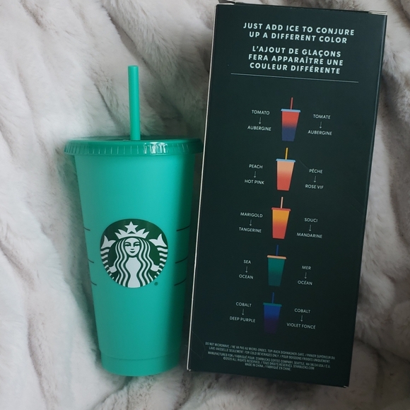Starbucks Other - One Teal color changing Starbucks cup